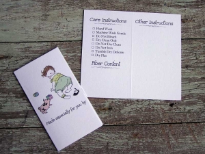 Baby Care/Launder Instruction Gift Card