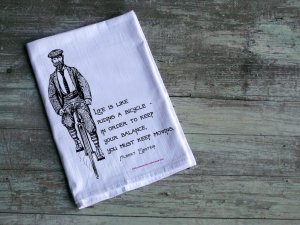 Einstein Quote Flour Sack Towel - discontined