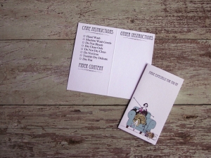 The Knitter Care/Launder Instruction Gift Card